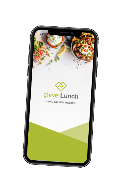 givve Lunch App Screen